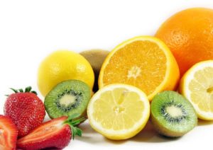 Содержание углеводов: фрукты